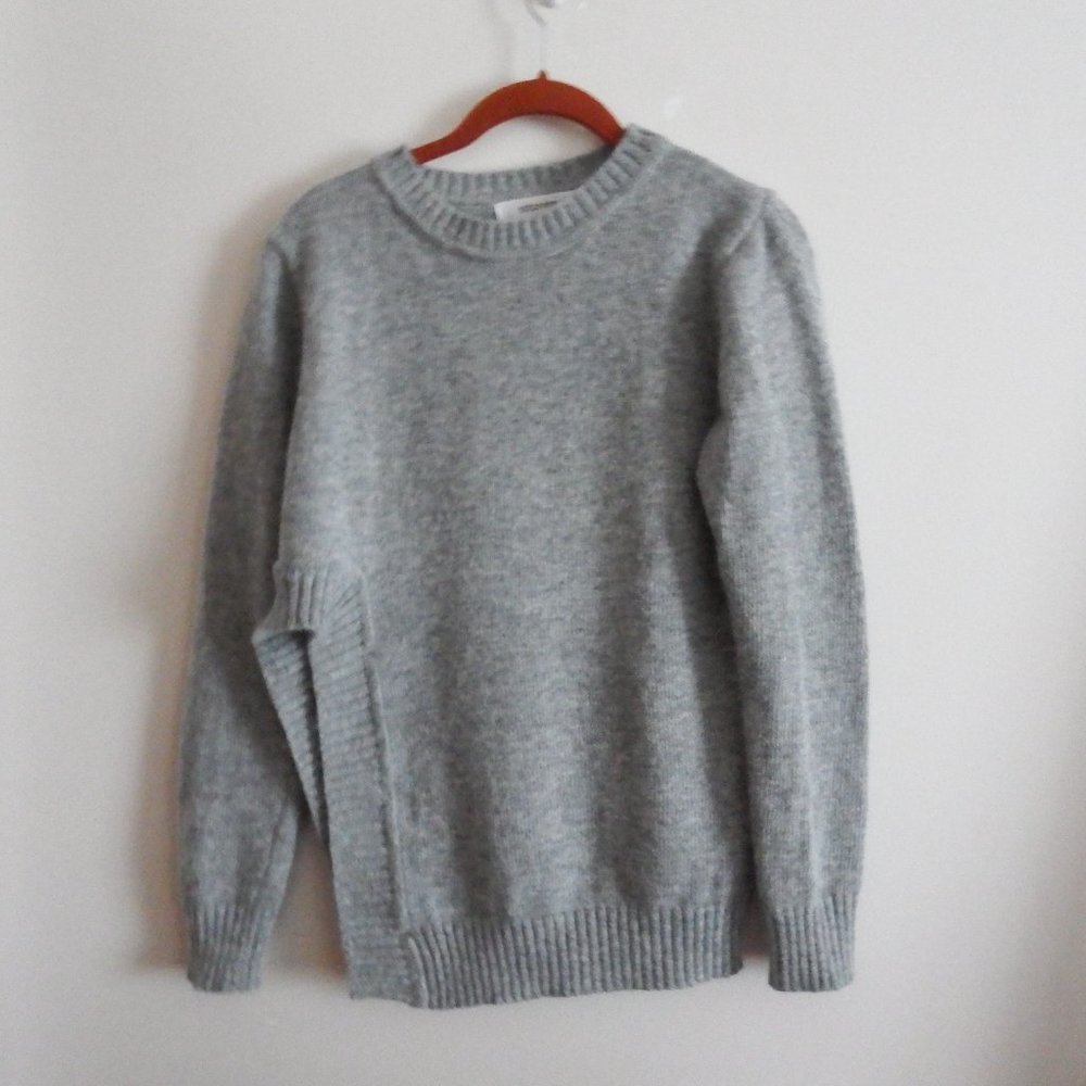 Storets Womens Gray Ruffled Sweater S - Picture 5 of 6